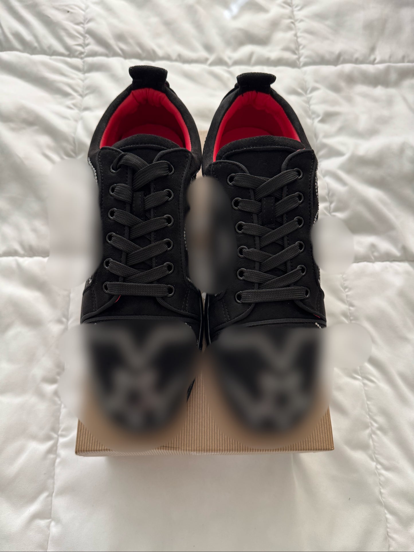 Star Suede Red Bottomz