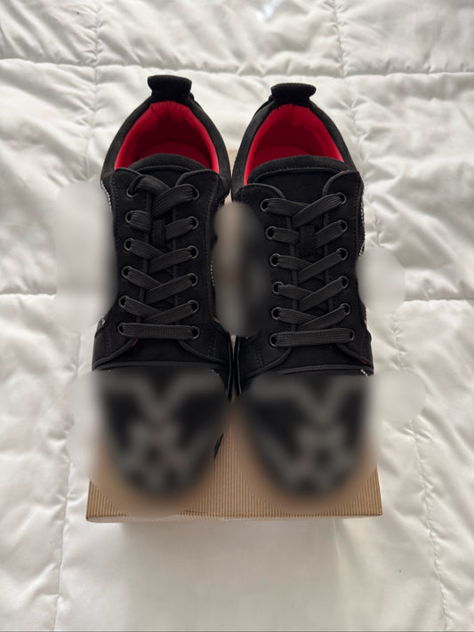 Star Suede Red Bottomz