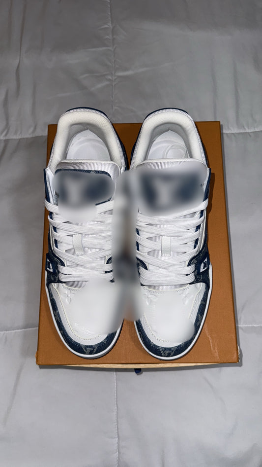 Blue trainers