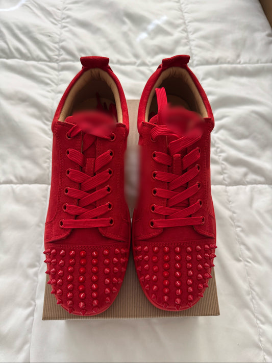 Red Suede Red Bottomz