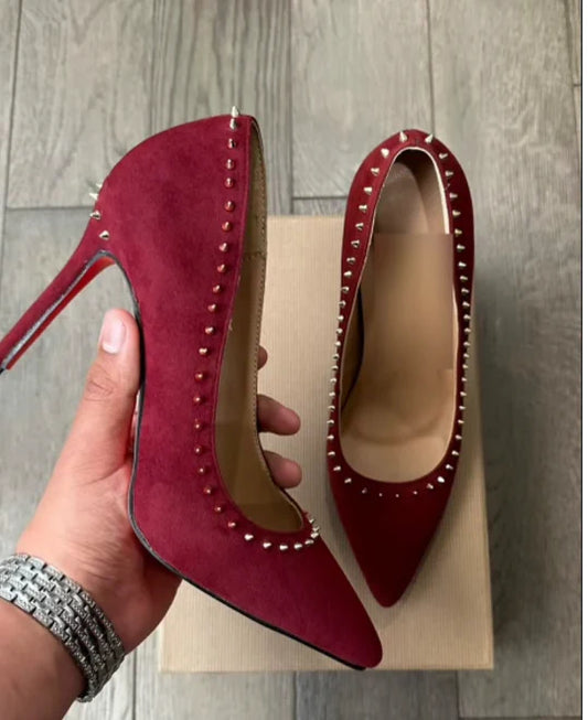 Red Suede Red Bottomz